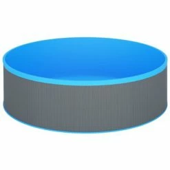 VidaXL Piscine à éclaboussures avec échelle et pompe 350x90 cm Gris -Piscine & spa Soldes Boutique image 4 3070802