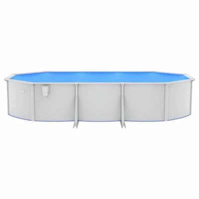 VidaXL Piscine avec pompe filtrante à sable et échelle 610x360x120 cm 4 VidaXL Piscine avec pompe filtrante à sable et échelle 610x360x120 cm – Image 4
