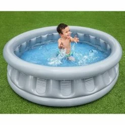 Bestway Piscine ronde Space Ship 152x43 cm Argenté -Piscine & spa Soldes Boutique image 4 441129
