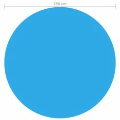 VidaXL Couverture de piscine Bleu 356 cm PE -Piscine & spa Soldes Boutique image 4 92145