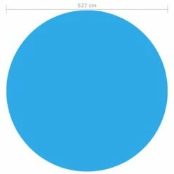 VidaXL Couverture de piscine Bleu 527 cm PE -Piscine & spa Soldes Boutique image 4 92147