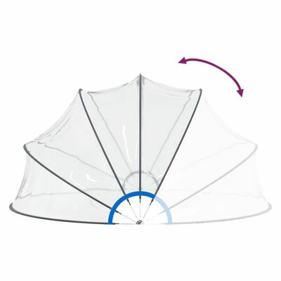 VidaXL Dôme de piscine 440 x 220 cm 4 VidaXL Dôme de piscine 440 x 220 cm – Image 4