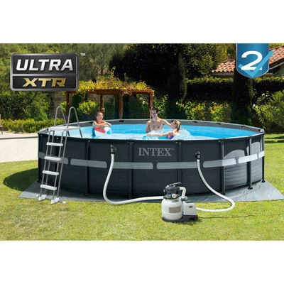 Intex Piscine à cadre Ultra XTR pompe de filtration à sable 549x132cm 4 Intex Piscine à cadre Ultra XTR pompe de filtration à sable 549x132cm – Image 4