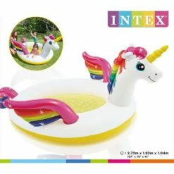 Intex Piscine à pulvérisation Forme de licorne 272x193x104 cm -Piscine & spa Soldes Boutique image 4 92531