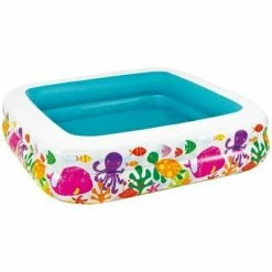 Intex Piscine à parasol gonflable 157x157x122 cm -Piscine & spa Soldes Boutique image 4 92533