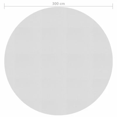 VidaXL Film solaire de piscine flottant PE 300 cm Gris 4 VidaXL Film solaire de piscine flottant PE 300 cm Gris – Image 4