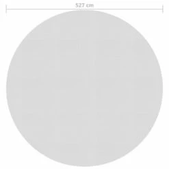 VidaXL Film solaire de piscine flottant PE 527 cm Gris 7 VidaXL Film solaire de piscine flottant PE 527 cm Gris -Piscine & spa Soldes Boutique image 4 93003