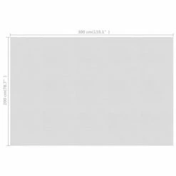 VidaXL Film solaire de piscine flottant PE 300x200 cm Gris 7 VidaXL Film solaire de piscine flottant PE 300x200 cm Gris -Piscine & spa Soldes Boutique image 4 93006