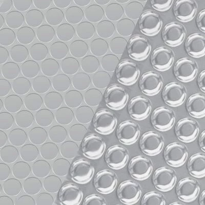 VidaXL Couverture de piscine Argenté 400x200 cm PE 4 VidaXL Couverture de piscine Argenté 400x200 cm PE – Image 4