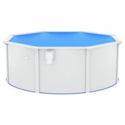 VidaXL Piscine avec parois en acier 360x120 cm Blanc -Piscine & spa Soldes Boutique image 4 93261