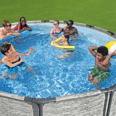 Bestway Piscine Power Steel 427x122 cm 4 Bestway Piscine Power Steel 427x122 cm – Image 4