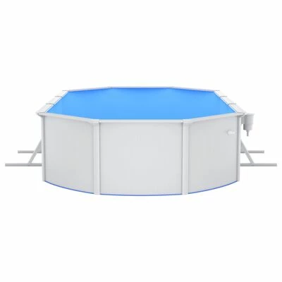 VidaXL Piscine avec pompe filtrante à sable 610x360x120 cm 5 VidaXL Piscine avec pompe filtrante à sable 610x360x120 cm – Image 5