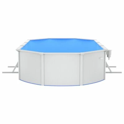 VidaXL Piscine avec pompe filtrante à sable et échelle 610x360x120 cm 5 VidaXL Piscine avec pompe filtrante à sable et échelle 610x360x120 cm – Image 5