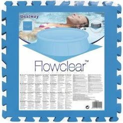 Bestway Protecteurs de plancher de piscine 8 pcs Bleu 58220 -Piscine & spa Soldes Boutique image 5 91256