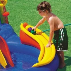 Intex Piscine gonflable Rainbow Ring Play Center 297x193x135cm 57453NP -Piscine & spa Soldes Boutique image 5 91526
