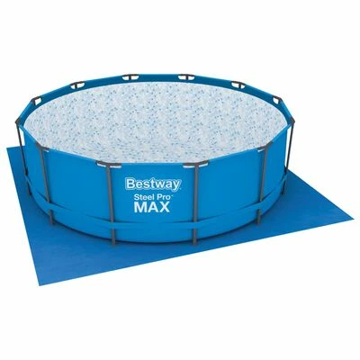 Bestway Tapis de sol pour piscine Flowclear 396x396 cm 5 Bestway Tapis de sol pour piscine Flowclear 396x396 cm – Image 5