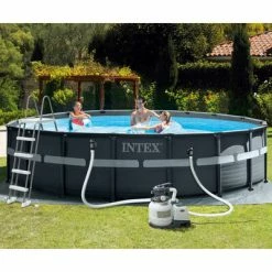 Intex Piscine à cadre Ultra XTR pompe de filtration à sable 549x132cm 10 Intex Piscine à cadre Ultra XTR pompe de filtration à sable 549x132cm -Piscine & spa Soldes Boutique image 5 92522