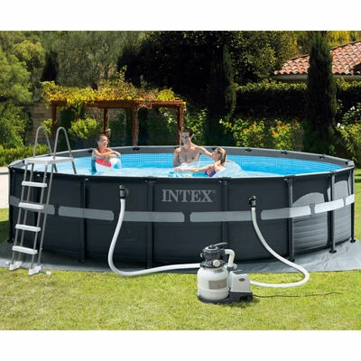 Intex Piscine à cadre Ultra XTR pompe de filtration à sable 549x132cm 5 Intex Piscine à cadre Ultra XTR pompe de filtration à sable 549x132cm – Image 5