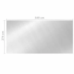 VidaXL Couverture de piscine Argenté 549x274 cm PE 9 VidaXL Couverture de piscine Argenté 549x274 cm PE -Piscine & spa Soldes Boutique image 5 93095