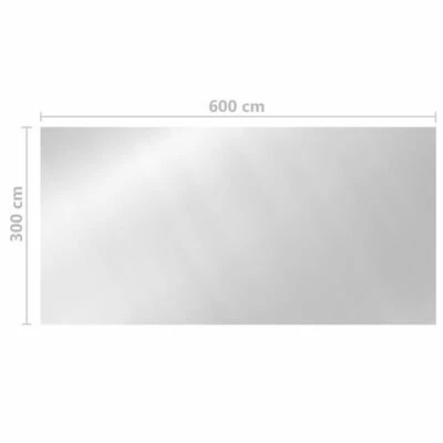 VidaXL Couverture de piscine Argenté 600x300 cm PE 5 VidaXL Couverture de piscine Argenté 600x300 cm PE – Image 5