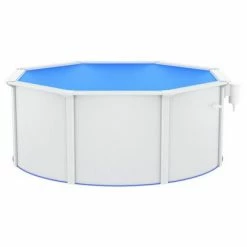 VidaXL Piscine avec parois en acier 300x120 cm Blanc 10 VidaXL Piscine avec parois en acier 300x120 cm Blanc -Piscine & spa Soldes Boutique image 5 93260