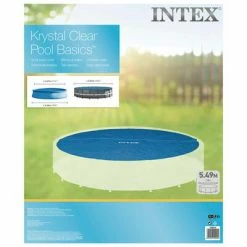 Intex Couverture solaire de piscine Bleu 538 cm Polyéthylène -Piscine & spa Soldes Boutique image 5 93299
