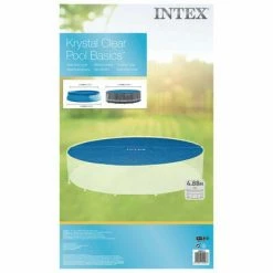 Intex Couverture solaire de piscine Bleu 470 cm Polyéthylène -Piscine & spa Soldes Boutique image 5 93302