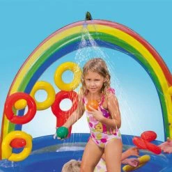 Intex Piscine gonflable Rainbow Ring Play Center 297x193x135cm 57453NP -Piscine & spa Soldes Boutique image 6 91526
