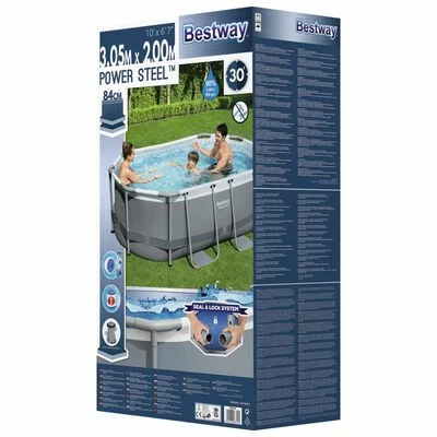 Bestway Piscine hors sol Power Steel Ovale 305x200x84 cm 6 Bestway Piscine hors sol Power Steel Ovale 305x200x84 cm – Image 6