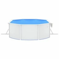 VidaXL Piscine ovale avec parois en acier 490x360x120 cm Blanc -Piscine & spa Soldes Boutique image 6 93264
